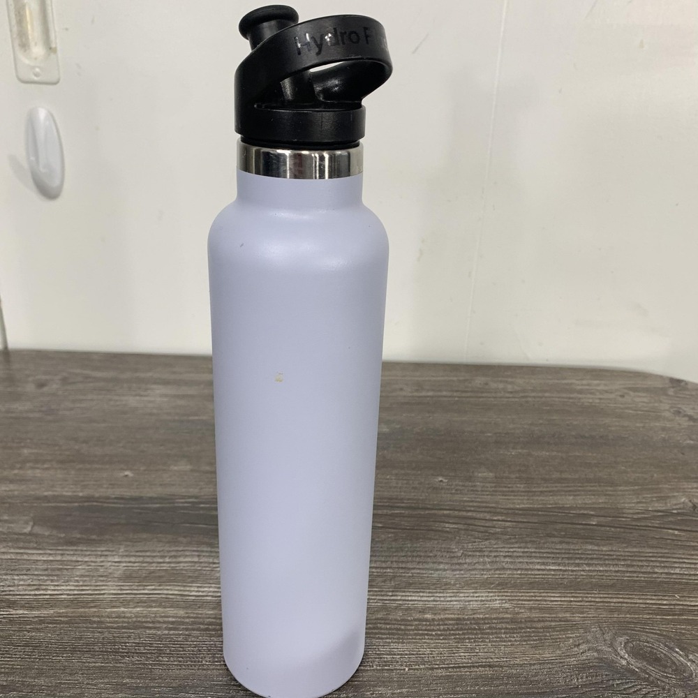 Hydro‎ Flask 24 Oz Standard Mouth Fog Water Bottle Vacuum Insulated 2 Caps - Picture 9 of 12